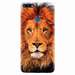 Husa silicon pentru Huawei Y7 Prime 2018 Colorful Lion4