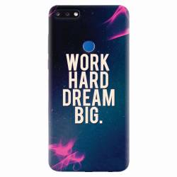 Husa silicon pentru Huawei Y7 Prime 2018 Dream Big 