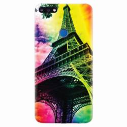 Husa silicon pentru Huawei Y7 Prime 2018 Eiffel Tower 002 