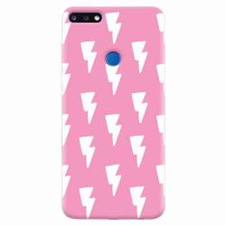 Husa silicon pentru Huawei Y7 Prime 2018 Electric Pink 