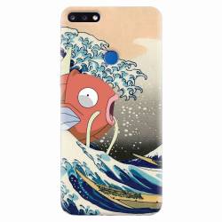 Husa silicon pentru Huawei Y7 Prime 2018 Great Wave Fish 