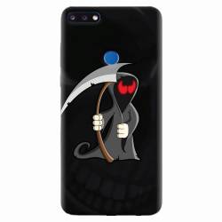 Husa silicon pentru Huawei Y7 Prime 2018 Grim Reaper 