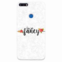 Husa silicon pentru Huawei Y7 Prime 2018 Im So Fancy Floral 