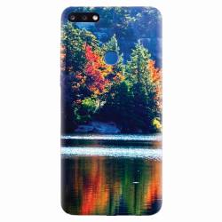 Husa silicon pentru Huawei Y7 Prime 2018 Lake Minnewaska Autumn 