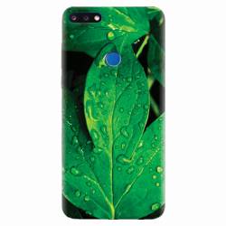 Husa silicon pentru Huawei Y7 Prime 2018 Leaves And Dew 