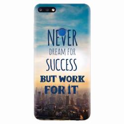 Husa silicon pentru Huawei Y7 Prime 2018 Never Dream 