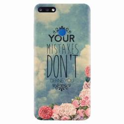 Husa silicon pentru Huawei Y7 Prime 2018 Your Mistakes Dont Define You 