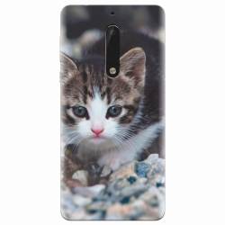 Husa silicon pentru Nokia 5 Animal Cat 