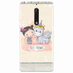 Husa silicon pentru Nokia 5 Best Friends 