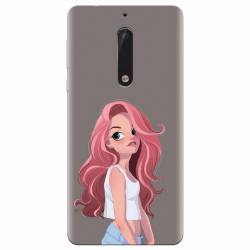 Husa silicon pentru Nokia 5 Cute Girl