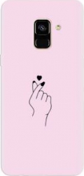 Husa silicon pentru Samsung Galaxy A8 Plus Simple Love 