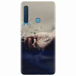 Husa silicon pentru Samsung Galaxy A9 2018 3D Hand Ocean Render 