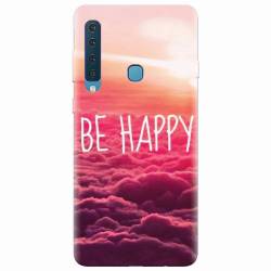 Husa silicon pentru Samsung Galaxy A9 2018 Be Happy Puffy Clouds 