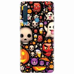 Husa silicon pentru Samsung Galaxy A9 2018 Emoji Mess 