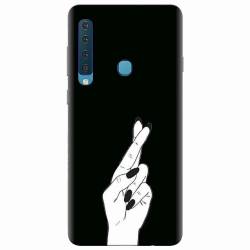 Husa silicon pentru Samsung Galaxy A9 2018 Finger Cross 
