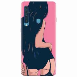 Husa silicon pentru Samsung Galaxy A9 2018 Girl With Long Hair 