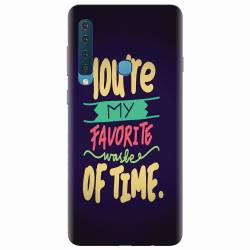 Husa silicon pentru Samsung Galaxy A9 2018 My Favorite Waste Of Time 