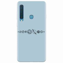 Husa silicon pentru Samsung Galaxy A9 2018 Planets 