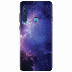 Husa silicon pentru Samsung Galaxy A9 2018 Purple Space Nebula 