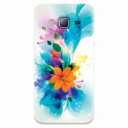 Husa silicon pentru Samsung Galaxy J3 2016 Flower 011 