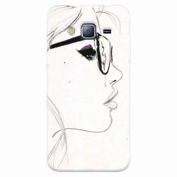 Husa silicon pentru Samsung Galaxy J3 2016 Girl Face 