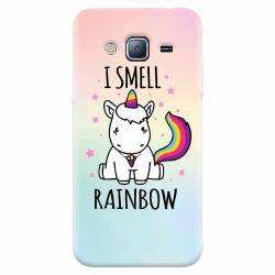 Husa silicon pentru Samsung Galaxy J3 2016 I Smell Rainbow 