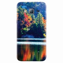 Husa silicon pentru Samsung Galaxy J3 2016 Lake Minnewaska Autumn 