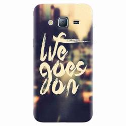 Husa silicon pentru Samsung Galaxy J3 2016 Life Goes On 