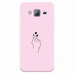 Husa silicon pentru Samsung Galaxy J3 2016 Simple Love 