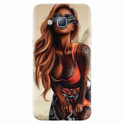 Husa silicon pentru Samsung Galaxy J3 2016 Tattoed Girl 