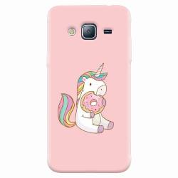 Husa silicon pentru Samsung Galaxy J3 2016 Unicorn Donuts 