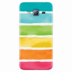 Husa silicon pentru Samsung Galaxy J3 2016 Watercolors 
