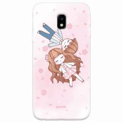 Husa silicon pentru Samsung Galaxy J3 2017 Cute Couple 