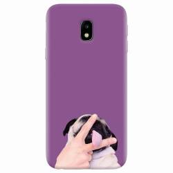 Husa silicon pentru Samsung Galaxy J3 2017 Cute Dog 2 