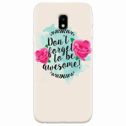 Husa silicon pentru Samsung Galaxy J3 2017 Dont Forget 