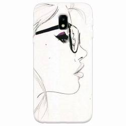 Husa silicon pentru Samsung Galaxy J3 2017 Girl Face 