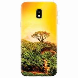 Husa silicon pentru Samsung Galaxy J3 2017 Hill Top Tree Golden Light 
