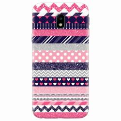 Husa silicon pentru Samsung Galaxy J3 2017 Love Pattern 