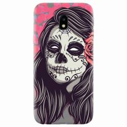 Husa silicon pentru Samsung Galaxy J3 2017 Mexican Girl Skull 