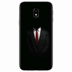 Husa silicon pentru Samsung Galaxy J3 2017 Mystery Man In Suit 