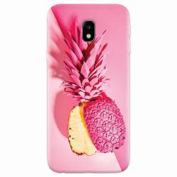 Husa silicon pentru Samsung Galaxy J3 2017 Pink Pineapple 
