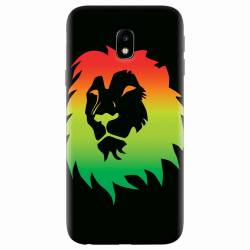 Husa silicon pentru Samsung Galaxy J3 2017 Rasta Color Lion 