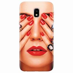 Husa silicon pentru Samsung Galaxy J3 2017 Rings On All Fingers 