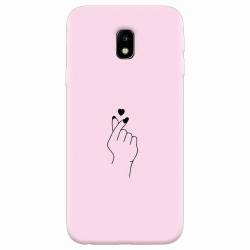 Husa silicon pentru Samsung Galaxy J3 2017 Simple Love 
