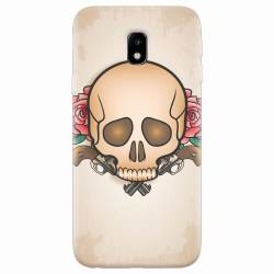 Husa silicon pentru Samsung Galaxy J3 2017 Skulls And Roses 