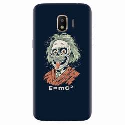 Husa silicon pentru Samsung Galaxy J4 2018 Albert Einstein Caricature 