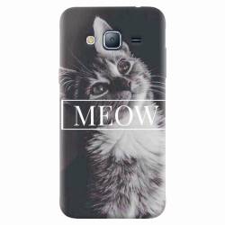 Husa silicon pentru Samsung Galaxy J5 2015 Meow Cute Cat 
