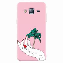 Husa silicon pentru Samsung Galaxy J5 2015 Palm Tree 