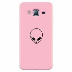 Husa silicon pentru Samsung Galaxy J5 2015 Pink Alien 
