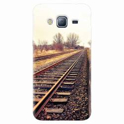 Husa silicon pentru Samsung Galaxy J5 2015 Railroad 